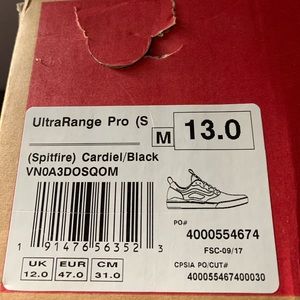 Vans Ultrarange Pro Spitfire